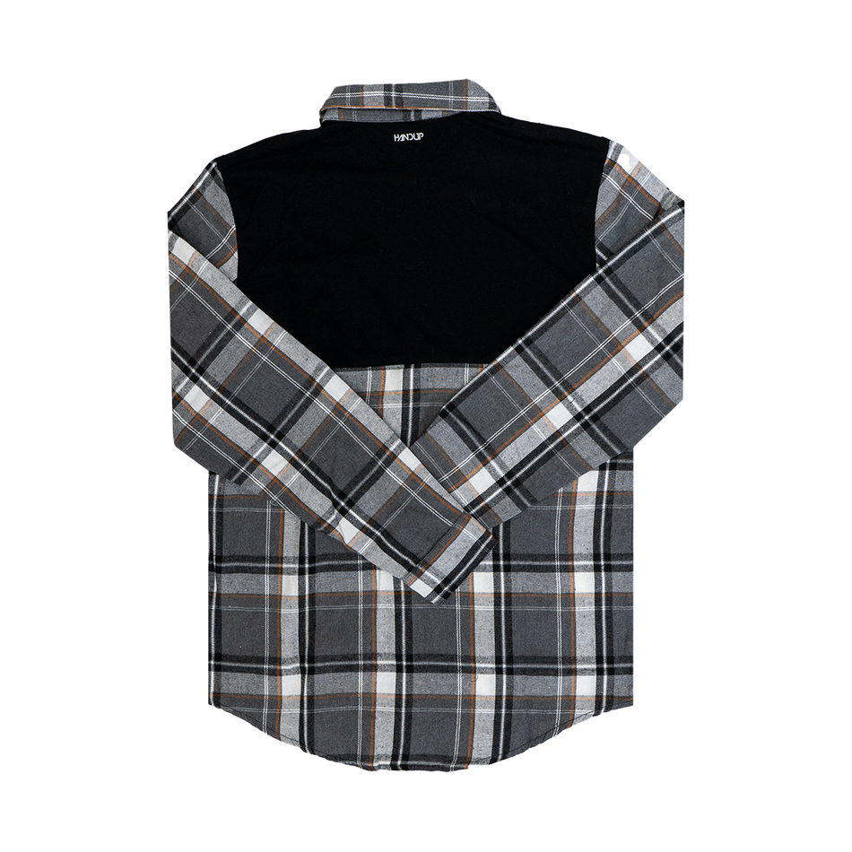 FlexTop Flannel - Black/Grey