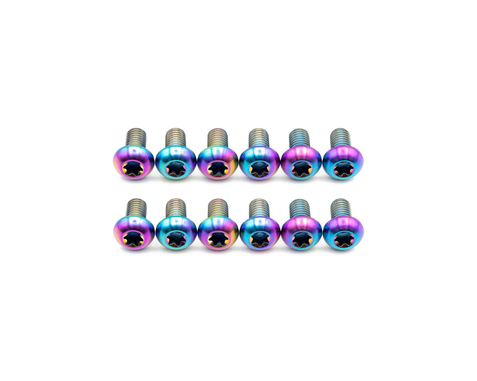 Better Bolts Titanium Buttonhead Rotor Bolt Kit, Gold, 12/Count