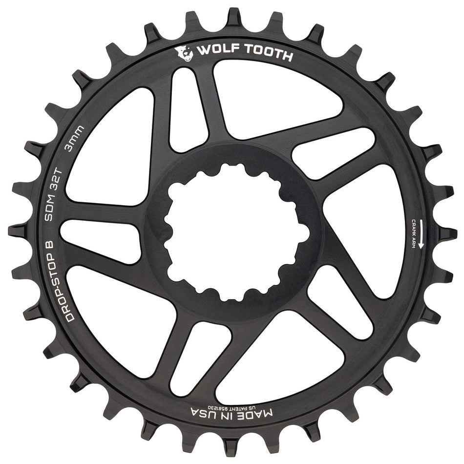 Wolf Tooth Direct Mount Chainrings for SRAM 3-bolt Cranks